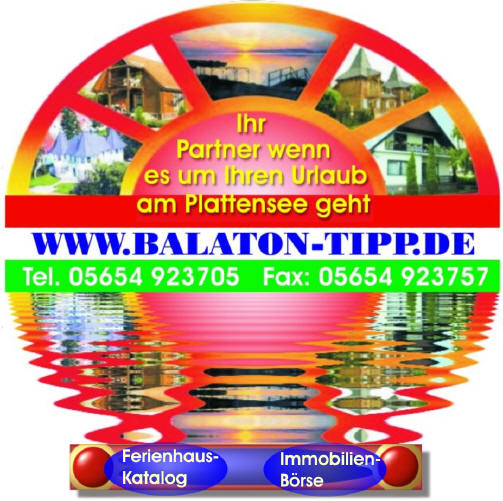 Ferienhaus-Katalog Balaton Plattensee Ungarn